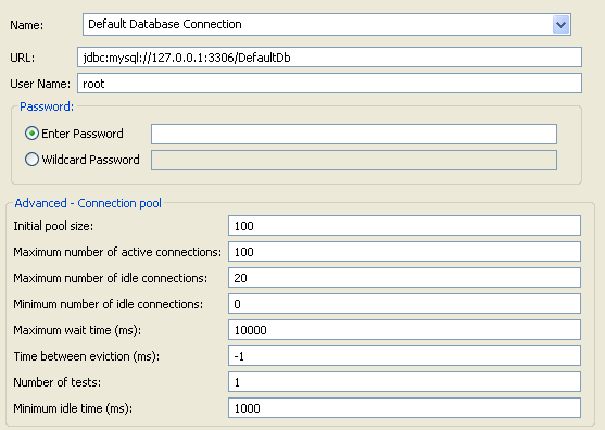 Configure database pooling