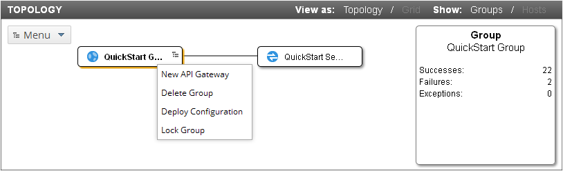 Manage API Gateway groups in API Gateway Manager