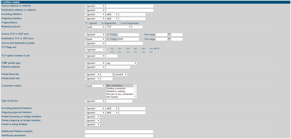 Add rule conditions