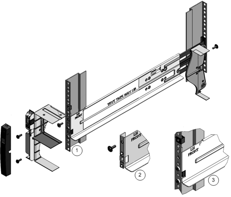 Rails for the DE2-24C Drive Enclosure