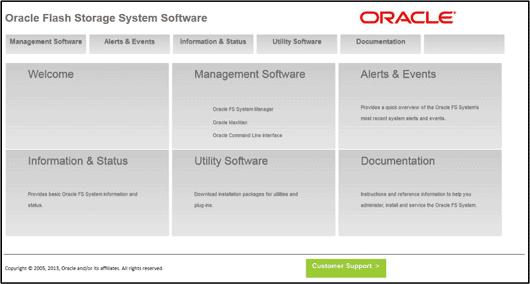 Pilot management interface main screen