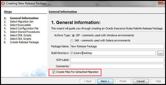 Detached Migration Checkbox