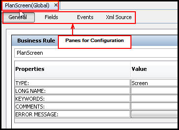 Plan Screen