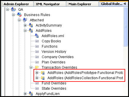 AddRoles rule overrides