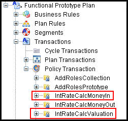 PointinTime transactions in Main Explorer