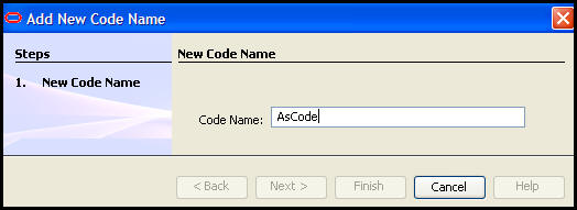 New Code Wizard