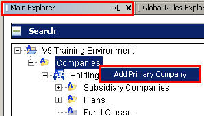 Add Primary Company