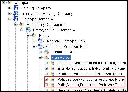 Scheduled Valuation Plan Level Rules