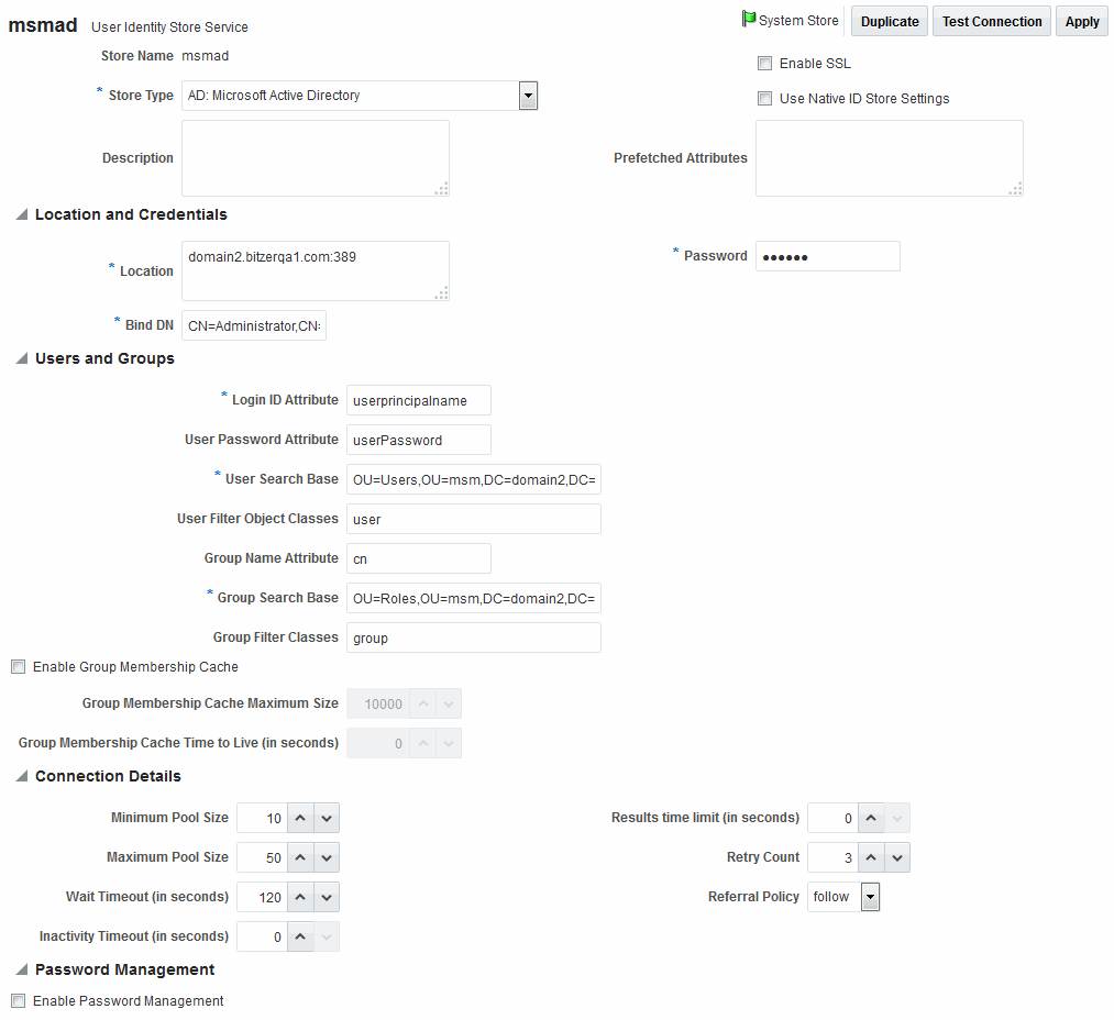 コンソールでのIdentityStoreの作成