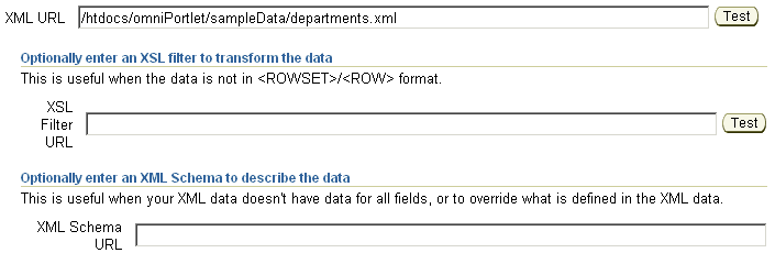 XMLの「ソース」タブを示します。