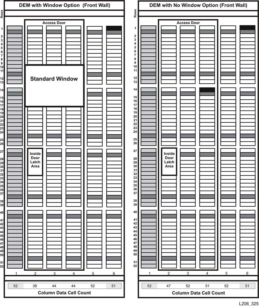 DEM 壁面図、手前の壁面