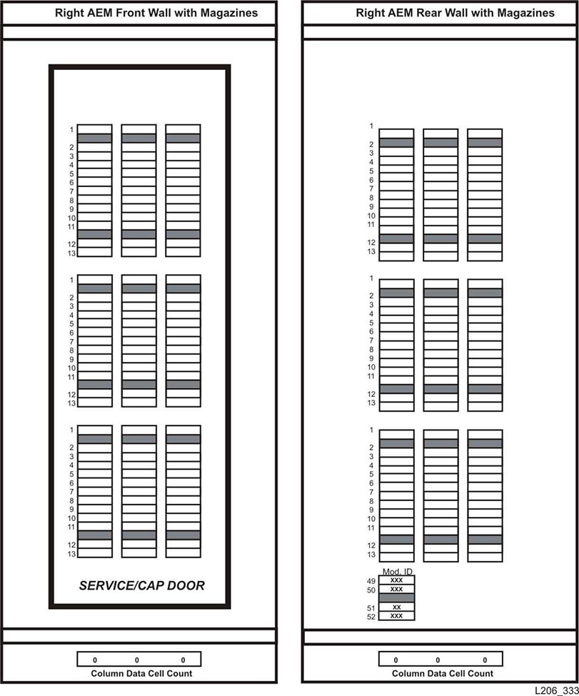 右の AEM、手前の壁面と奥の壁面