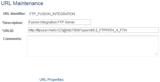 URL 管理ページ