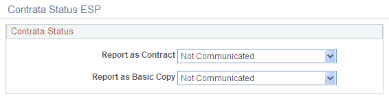 Contrat@ ステータス ESP ページ