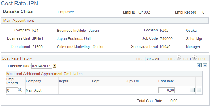兼務コスト配分率 JPN ページ