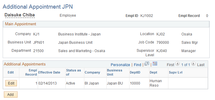 兼務管理 JPN ページ