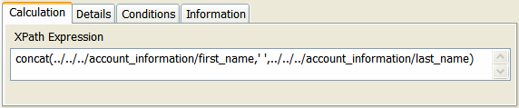 Shows an XPath expression.