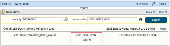 Accounts Receivable Reminders - Aging - Simple Reminder Parameter OFF