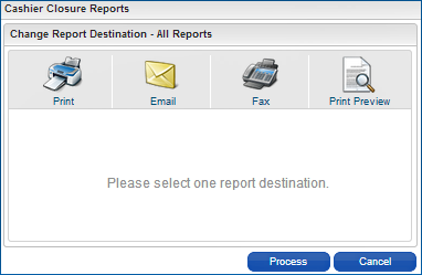 Print Email Fax Preview Report