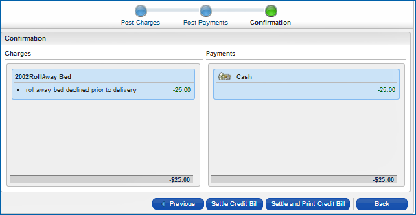 Generate Credit Bill - confirmation - cropped