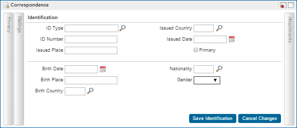 Document Scanning - Guest or Contact Profile Correspondence jump