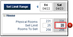 FAQ - Delete Overbooking Level Step 1