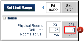 FAQ - Delete Overbooking Level Step 2