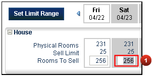 FAQ - Delete Overbooking Level RTS field Step 1