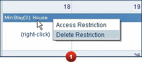 FAQ Remove Restriction Calendar View