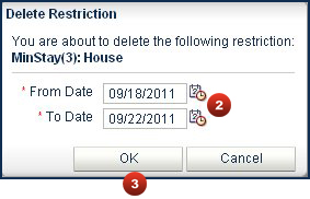 FAQ Remove Restriction - Delete Restriction