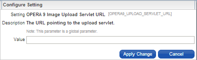 Image Management Parameter Setting - URL