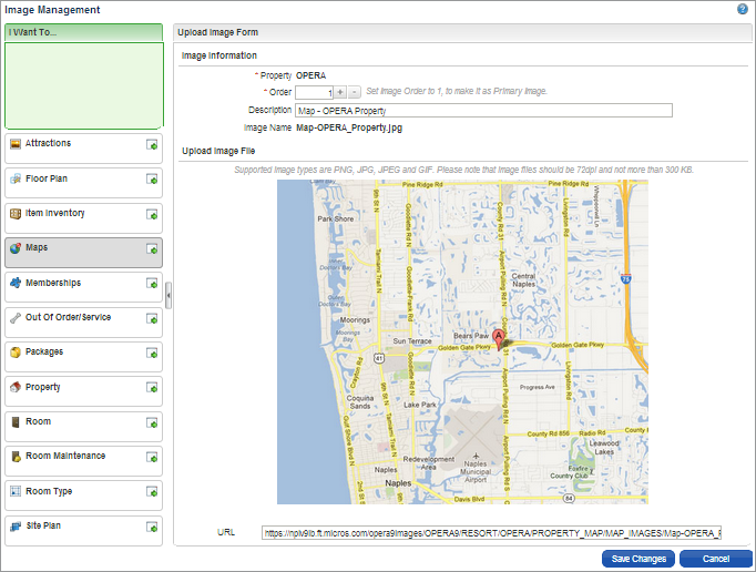 Image Management - Maps