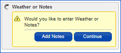 Weather and Notes Notification