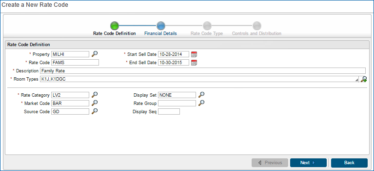 New Rate Code - Stop 1 -
