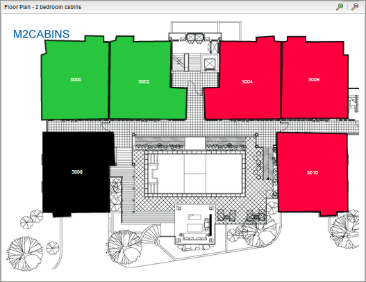 Room Management - Interactive Floor Plan