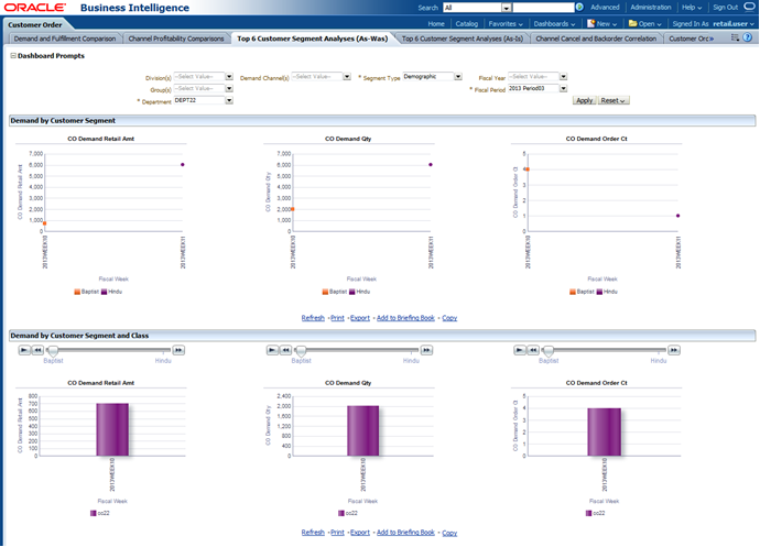 Top 6 Customer Segment Analyses (As-Was) Report