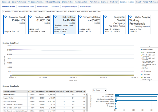 Customer Segment Tab