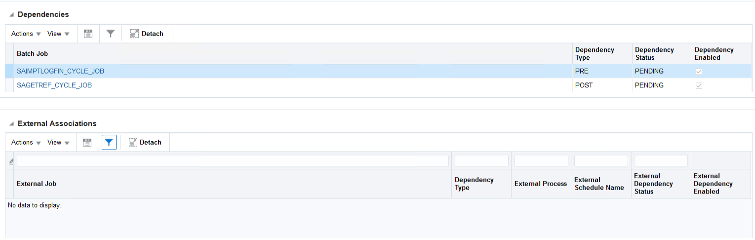 Batch Dependencies