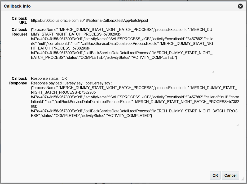 Callback Info