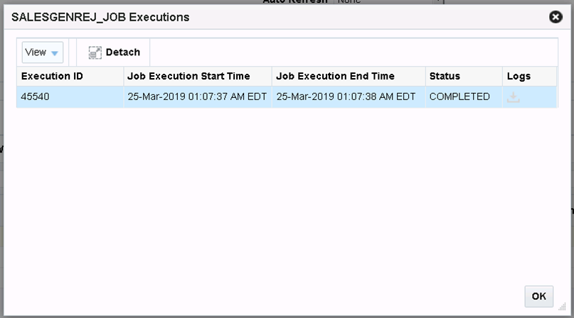 Job Excecutions