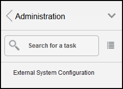 Administration Menu