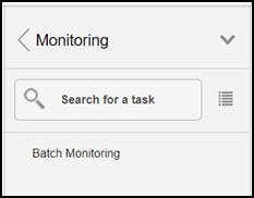 Monitoring Menu
