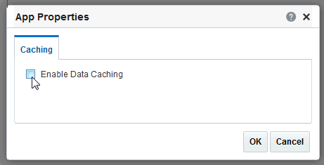 Enable data caching