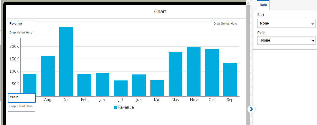 Month names surted alphabetically