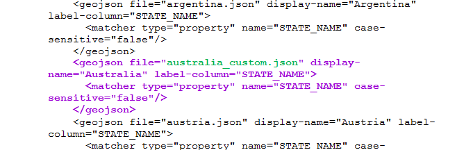 Update the geoJson element