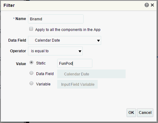 Add Filter Dialog