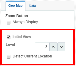 Setting Initial View