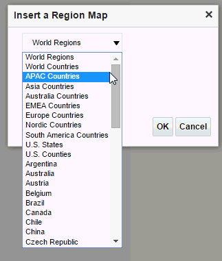 Selecting the Map Type