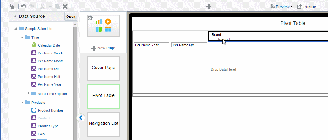 Stacking multiple rows to pivot table