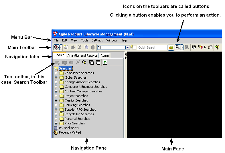 Jave Client window UI components